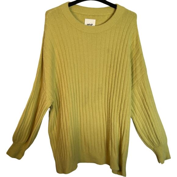 aerie Sweaters - Aerie Sweater Womens Size M Yellow Oversized Pullover Long Sleeve Round Neck NWT